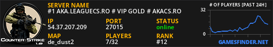 #1 AKA.LEAGUECS.RO # VIP GOLD # AKACS.RO