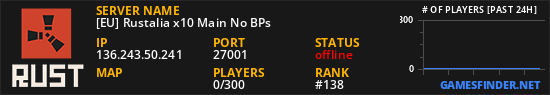 [EU] Rustalia x10 Main No BPs
