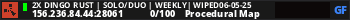 2X Dingo Rust | Solo/Duo | Weekly| Wiped 05-29-25