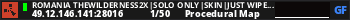 Romania TheWilderness2x|Solo Only|Skin|Just Wiped 01/06|Noob