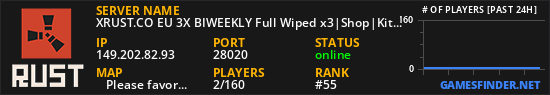 XRUST.CO EU 3X BIWEEKLY Full Wiped x3|Shop|Kits|Skins|TP|Home|L