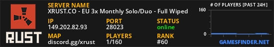 XRUST.CO - EU 3x Monthly Solo/Duo - Full Wiped