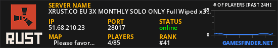 XRUST.CO EU 3X MONTHLY SOLO ONLY Full Wiped x3|Shop|Kits|Skins|
