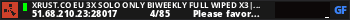 XRUST.CO EU 3X SOLO ONLY BIWEEKLY Full Wiped x3|Shop|Kits|Skins