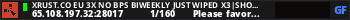 XRUST.CO EU 3X NO BPS BIWEEKLY Just Wiped x3|Shop|Kits|Skins