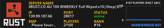 XRUST.CO AU 10X BIWEEKLY Full Wiped x10|Shop|Kits|Skins|TP|Home