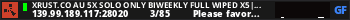XRUST.CO AU 5X SOLO ONLY BIWEEKLY Full Wiped x5|Shop|Kits|Skins