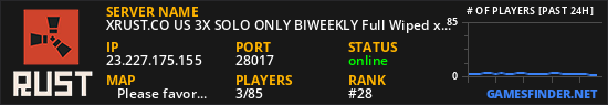 XRUST.CO US 3X SOLO ONLY BIWEEKLY Full Wiped x3|Shop|Kits|Skins