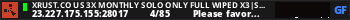 XRUST.CO US 3X MONTHLY SOLO ONLY Full Wiped x3|Shop|Kits|Skins|
