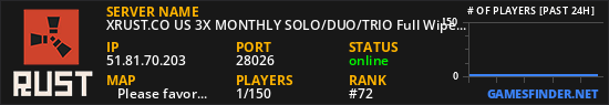 XRUST.CO US 3X MONTHLY SOLO/DUO/TRIO Full Wiped x3|Shop|Kits|Sk