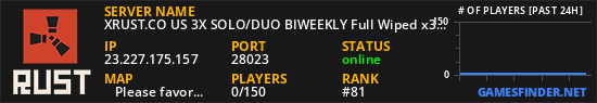 XRUST.CO US 3X SOLO/DUO BIWEEKLY Full Wiped x3|Shop|Kits|Skins|