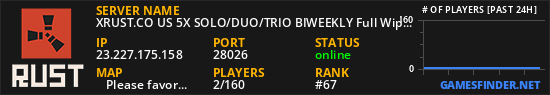 XRUST.CO US 5X SOLO/DUO/TRIO BIWEEKLY Full Wiped x5|Shop|Kits|S