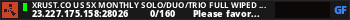 XRUST.CO US 5X MONTHLY SOLO/DUO/TRIO Full Wiped x5|Shop|Kits|Sk