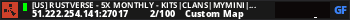 [US] Rustverse - 5x Monthly - Kits|Clans|MyMini|TP|Shop
