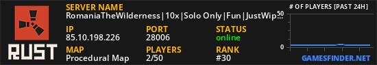 RomaniaTheWilderness|10x|Solo Only|Fun|JustWiped|14/05|NoBPs