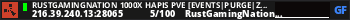 [NA] RustGamingNation 1000x HAPIS PvE [Events|Purge|Zombies|Ski