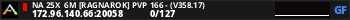 NA 25x  6m [Ragnarok] PVP 166 - (v358.17)