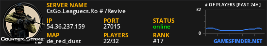 CsGo.Leaguecs.Ro # /Revive